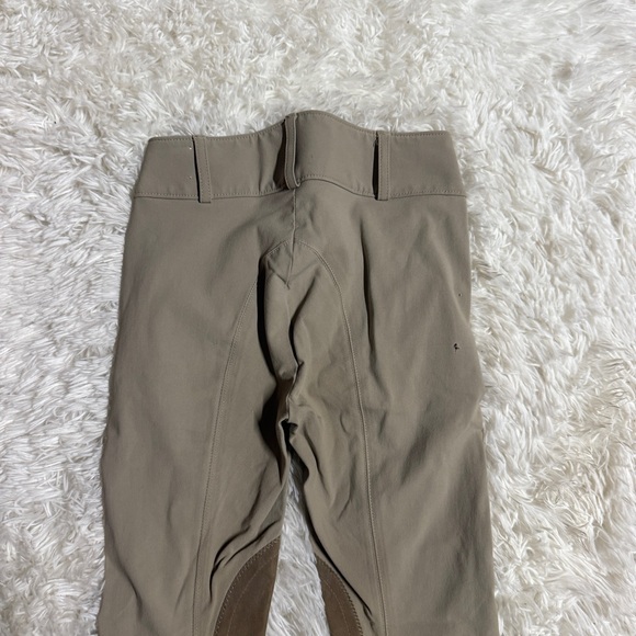 Child’s Size 8R Tan Tailored Sportsman Knee Patch Horseback Riding Jodphurs - Picture 4 of 7